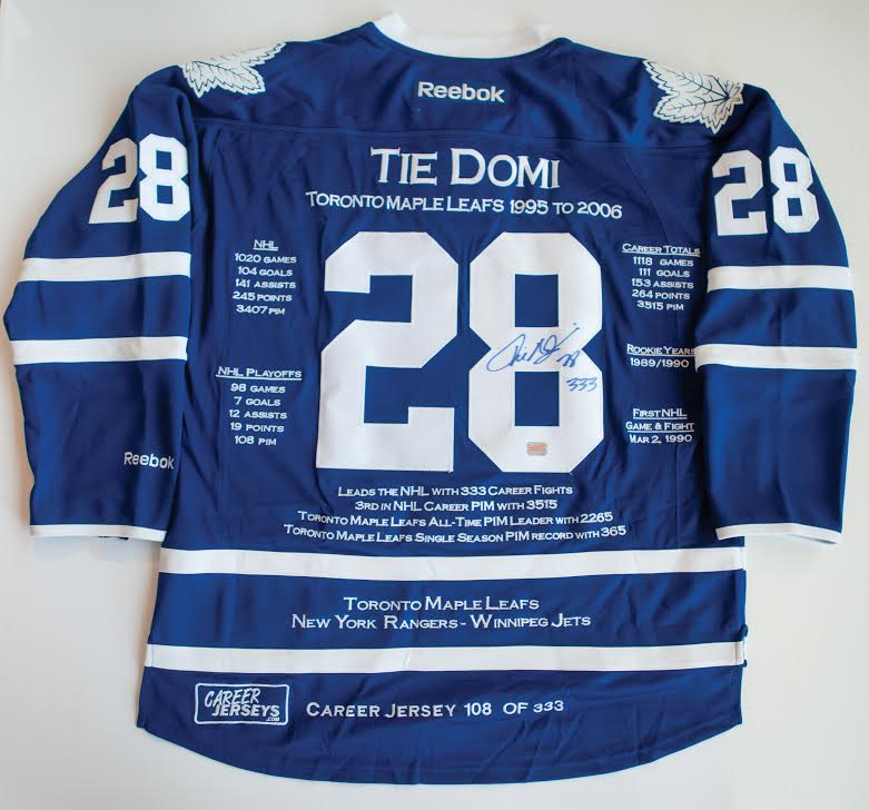 tie domi signed jersey