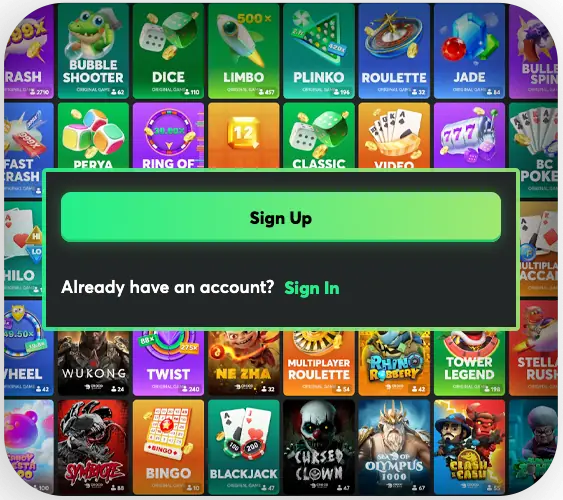 Completing verification and clicking the login confirmation button