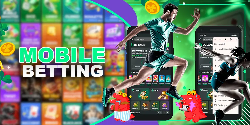 Sports betting in the BC Game app