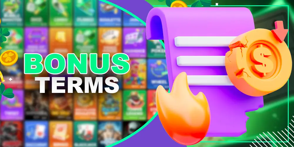 Terms and conditions for receiving bonuses