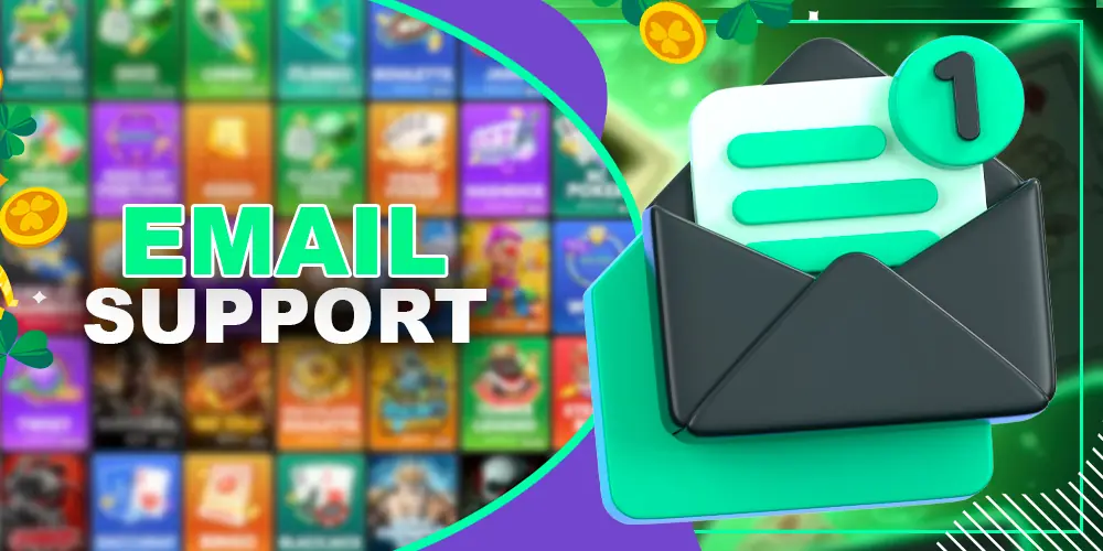 Contact support via email