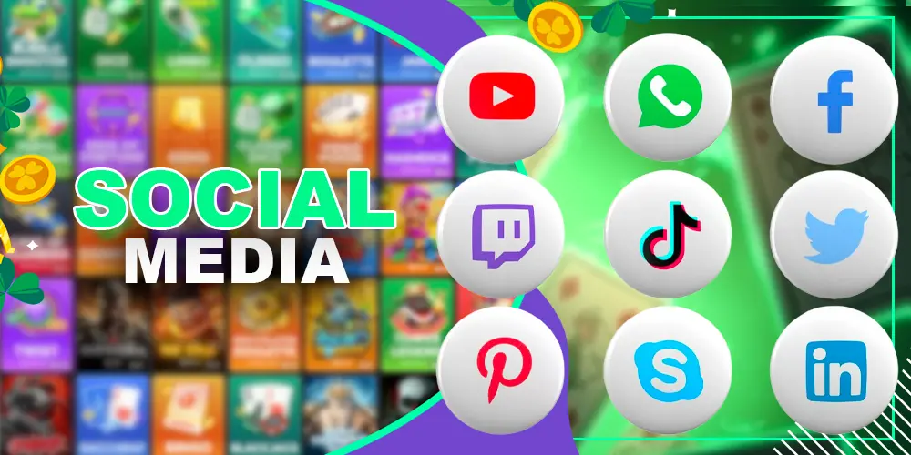 Contact support via social media