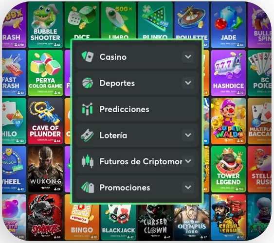 Website sections