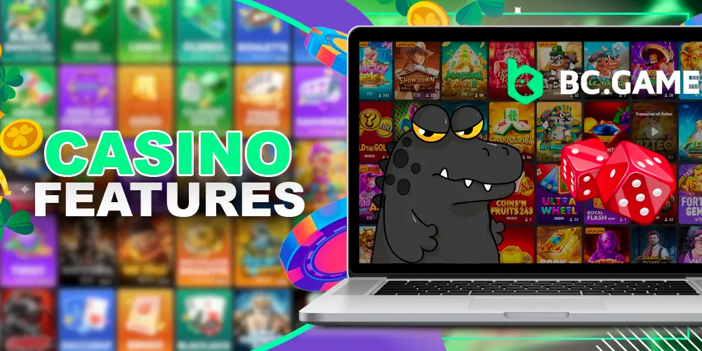 BC Game Casino features